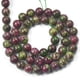 thumbnail image 1 of Cuentas sueltas de zoisita redondas espaciadoras para hacer pulseras y collares, 1 of 3
