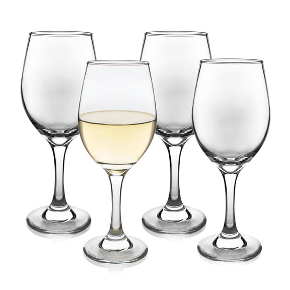 Libbey Classic White Wine Glasses, 11-ounce, Set of 4