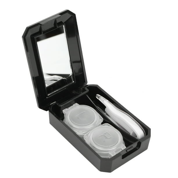 Contenedor De Lentes De Contacto, Caja De Fácil Apertura Para Evitar Que Sustancias Nocivas Entren En Los Ojos Estuche Para Lentes De Contacto Para Viajes Para El Hogar Para El