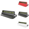 thumbnail image 4 of ZLight 6 in 1 Temporary Parking Card Stop Sign Heat Resistant Sunscreen Phone Holder Car Signs Number Plate red 1Set, 4 of 6