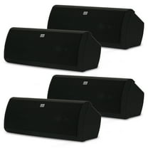 Acoustic Audio AA40CB Indoor 3 Way Speakers 2000 Watts Black Bookshelf 2 Pair Pack AA40CB-2PR