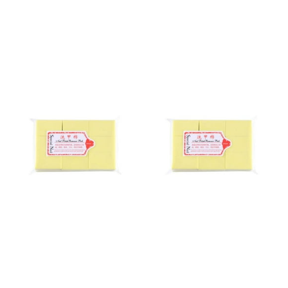 Vogacara 600 unids/set removedor de esmalte de uñas de algodón portátil de un solo absorbente de agua almohadilla de limpieza de pedicura Type1 NO1