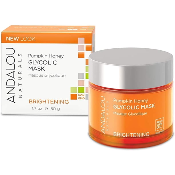 Mascarilla facial Andalou Naturals Pumpkin Honey Glicólico 50 ml