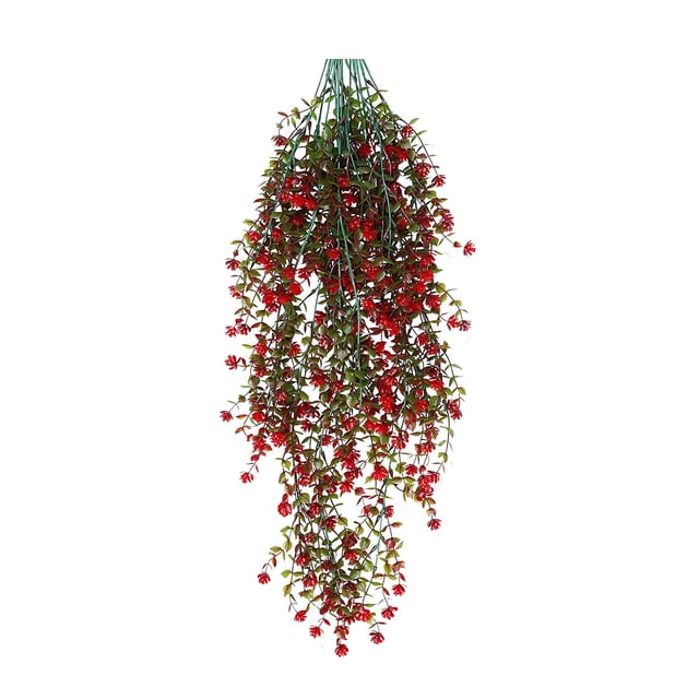 Red Simulated Rose Artificial Flower Conditioning Duct Blocking Living Room Ceiling Decoration Red #48LhX