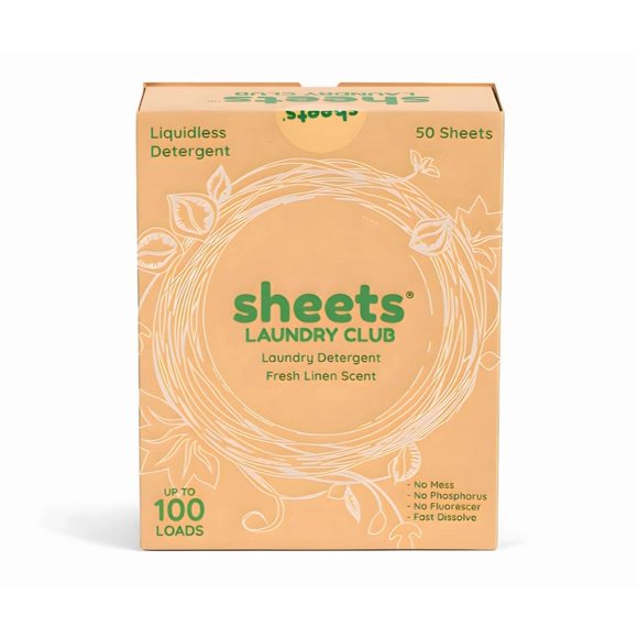 Láminas de detergente para ropa Laundry Club, 100 cargas