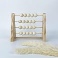 thumbnail image 4 of Milaget Wooden Abacus for Kids Math Math Learning Counters Counting Frame Arithmetic for White, 4 of 8