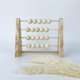 thumbnail image 4 of Ábaco de madera para niños, matemáticas, suma y resta, juguetes matemáticos, marco de conteo Blanco, 4 of 8