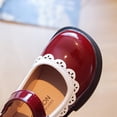 thumbnail image 4 of QUDDERR Chaussures de Robe pour Petites Filles Semelle Souple Chaussures de Fête pour Filles Chaussures d'École Printemps Automne Chaussures de Princesse pour Enfants 1.5M-13.5M, 4 of 9
