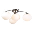 thumbnail image 2 of PLC Lighting 7228 SN 4 Light Aosta Semi Flush Ceiling Light, Satin Nickel, 2 of 2