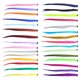 thumbnail image 4 of 30 extensiones de cabello de colores, postizos lisos, sin costuras, con efecto secado con calor, para mujeres (colores variados), 4 of 7