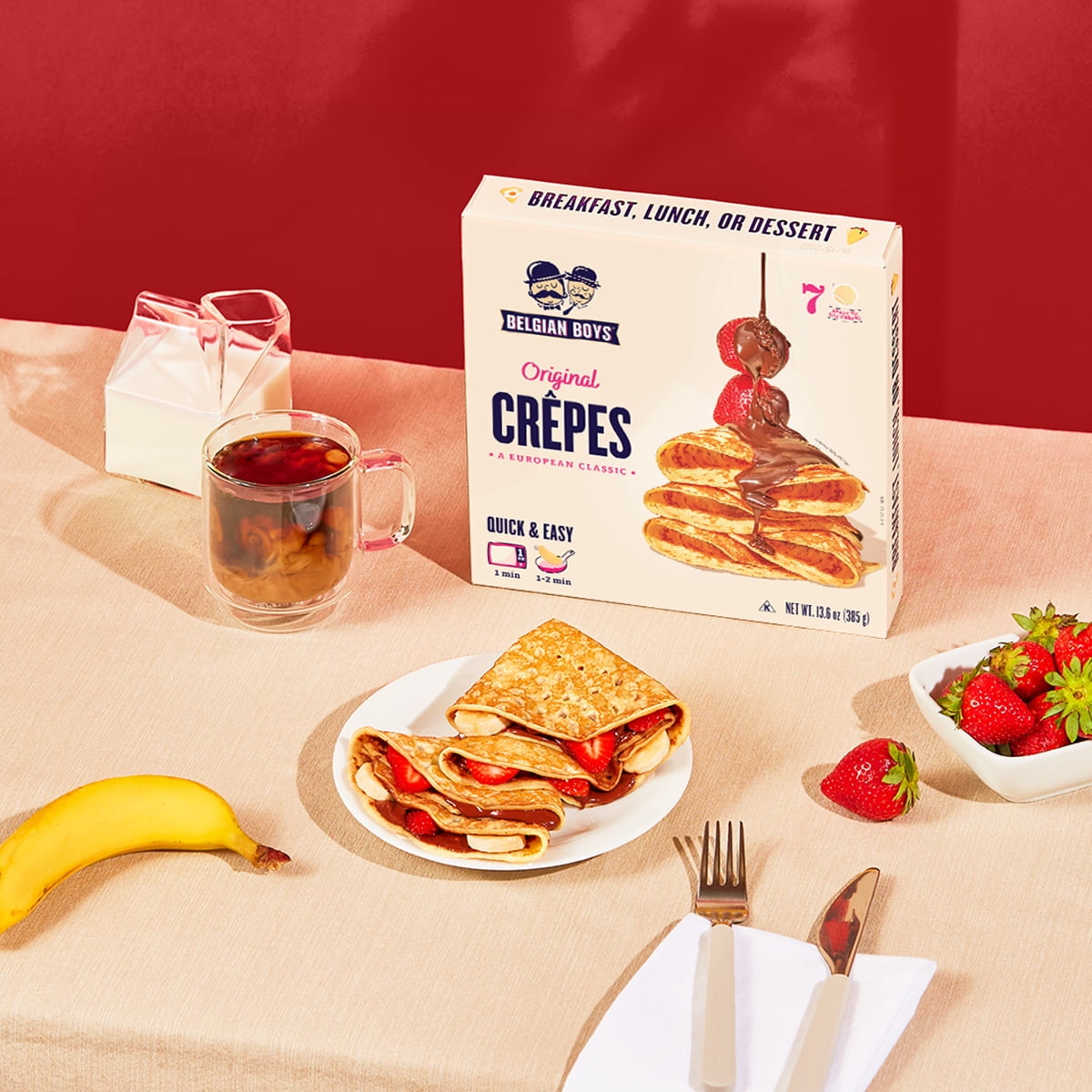 Belgian Boys Ready-to-Eat Original Crepes, 7 Count