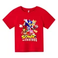 thumbnail image 5 of Nueva camiseta de dibujos animados linda de verano para niños, Sonic 2, camiseta estampada de manga corta para niñas, camiseta de algodón Sonic de manga corta, 5 of 5