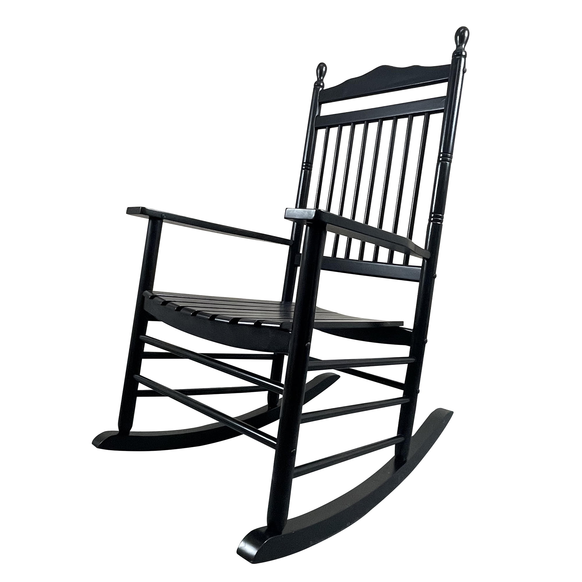 Outdoor Indoor Rocking Chair, Solid Wood Porch Balcony Rocking Armchair