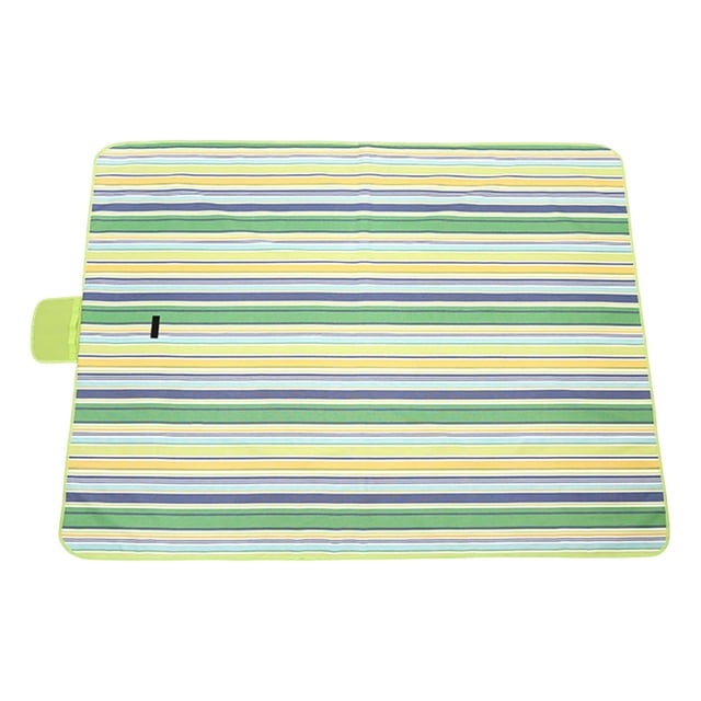 Manta , esterilla de mano ligera, impermeable, plegable, a prueba de arena, estera de playa para parque, Camping, césped, playa 192cm×200cm Macarena mantas de pícnic