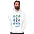 thumbnail image 5 of Smurfs Squad Papa Smurfette Cartoon Hoodie Sweatshirt Women Men Brisco Brands M, 5 of 6
