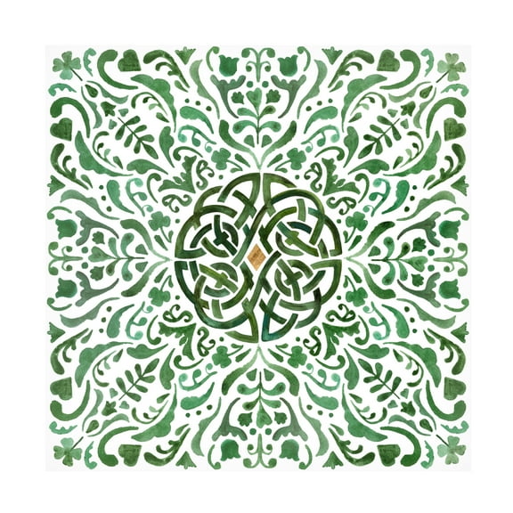 Victoria Borges 'Celtic Knot II' Canvas Art