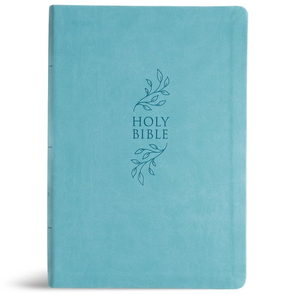 KJV Super Giant Print Reference Bible, Value Edition, Blue Leathertouch, (Hardcover)