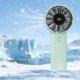 thumbnail image 4 of Portable Handheld Fan Rechargeable Mini Fan With LED Display 3 Speed USB Fan For Travel Office Outdoor, 4 of 6