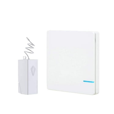 GREENCYCLE Smart Light Switch WiFi Wall Wireless 1-gang Switch   WIFI Receiver Compatible with Amazon Alexa and Google Home Remote Control Lights and Appliances Timing Function