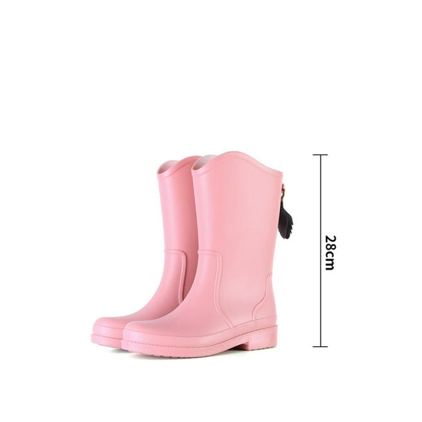 Pointy shop rain boots
