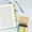 D, variant on Transparent Sticky Notes 3x3 Inch 300PCS, Clear Waterproof PET Sticky Notes, Self-Adhesive Removable No Residue, Translucent Colorful Notes for Book Annotation Office Home Planner Journaling