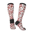 thumbnail image 5 of Lsque Red Food Printed Crew Socks Men's Women's LightWeight Thin Casual Calf Socks ,Knee High Socks,Cotton Socks, 5 of 9
