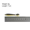 thumbnail image 3 of Comida De Pesca 5 uds cebo de pesca suave 7cm 6g Loach Fake Wobbler señuelos de natación (oro) Likrtyny Para Estrenar, 3 of 4
