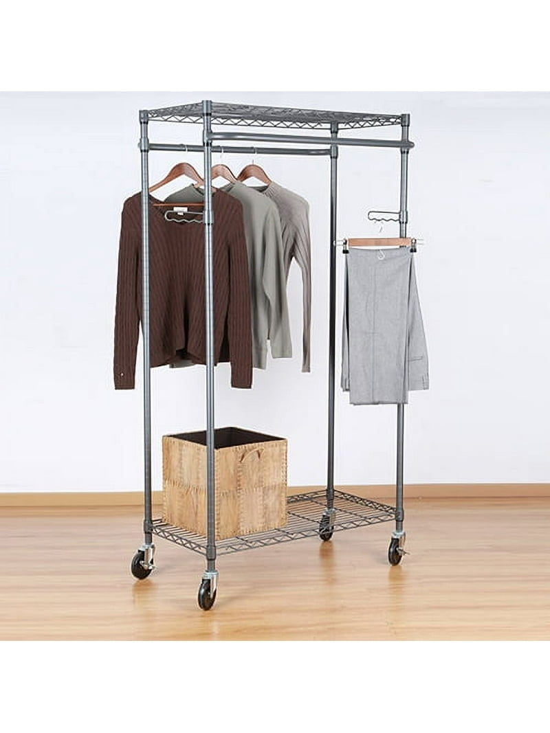 Better Homes & Gardens Double Hanging Garment Rack, Metal