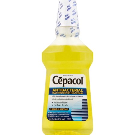 Cepacol Antibacterial Mouthwash, Gold, 24oz