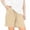 Beige, variant on Zwiiyzr 5-14Y Toddler Baby Girls Boys Pull On Jogger Shorts Solid Color Summer Sweat Shorts Loose Print Sports Pants Casual Pants with Pockets Red