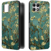 CoverON Art Design For Tmobile T-Mobile Revvl 7 5G Phone Case, Flexible Rubber Slim TPU Cover, Almond Blossom