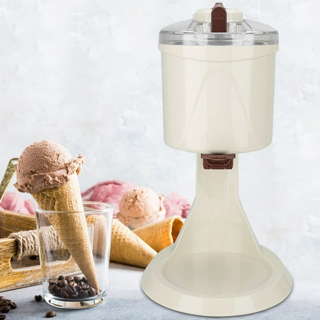 Ice Cream Maker Machine, 20W 1L Large Capacity Ice Cream Maker Easy To For Sundae For Ice Cream Ball For Ice Cream Cone