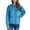 Blue, variant on Fall Outfits for Women 2025 Cropped Sweatshirts Gym Crew Neck Cute Pullover Tops Long Sleeve Blousesmal