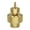 1.5 inches, variant on Heavy Duty Copper Fountain Sprinkler Head For Pond Pool Patios Decoration 2 Layer Water Sprays Nozzle Fountain Accessories