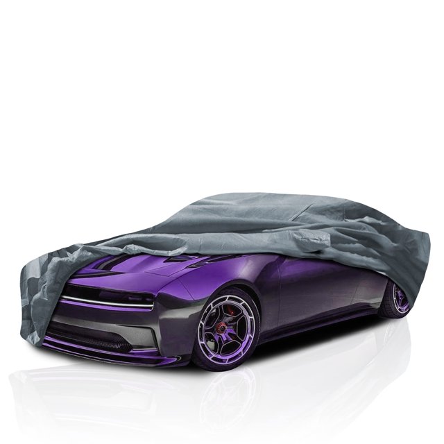 5 Layer Custom Fit Car Cover for Dodge Charger 2006-2023 Waterproof All Weather Protection Durable Dustproof Full Coverage w/Mirror Pockets