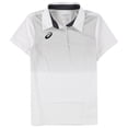 thumbnail image 1 of ASICS Polo Hex pour Femmes, Blanc, Petit, 1 of 2