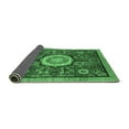 thumbnail image 2 of Ahgly Company Indoor Rectangle Abstract Emerald Green Modern Area Rugs, 2' x 3', 2 of 4