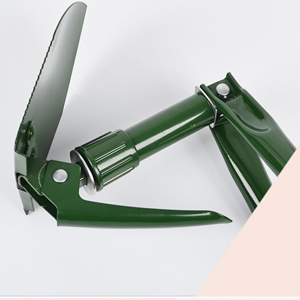 Luxshiny Outdoor Military Shovel with Folding Handle for Camping Gardening and Hiking Use - Thumbnail 5
