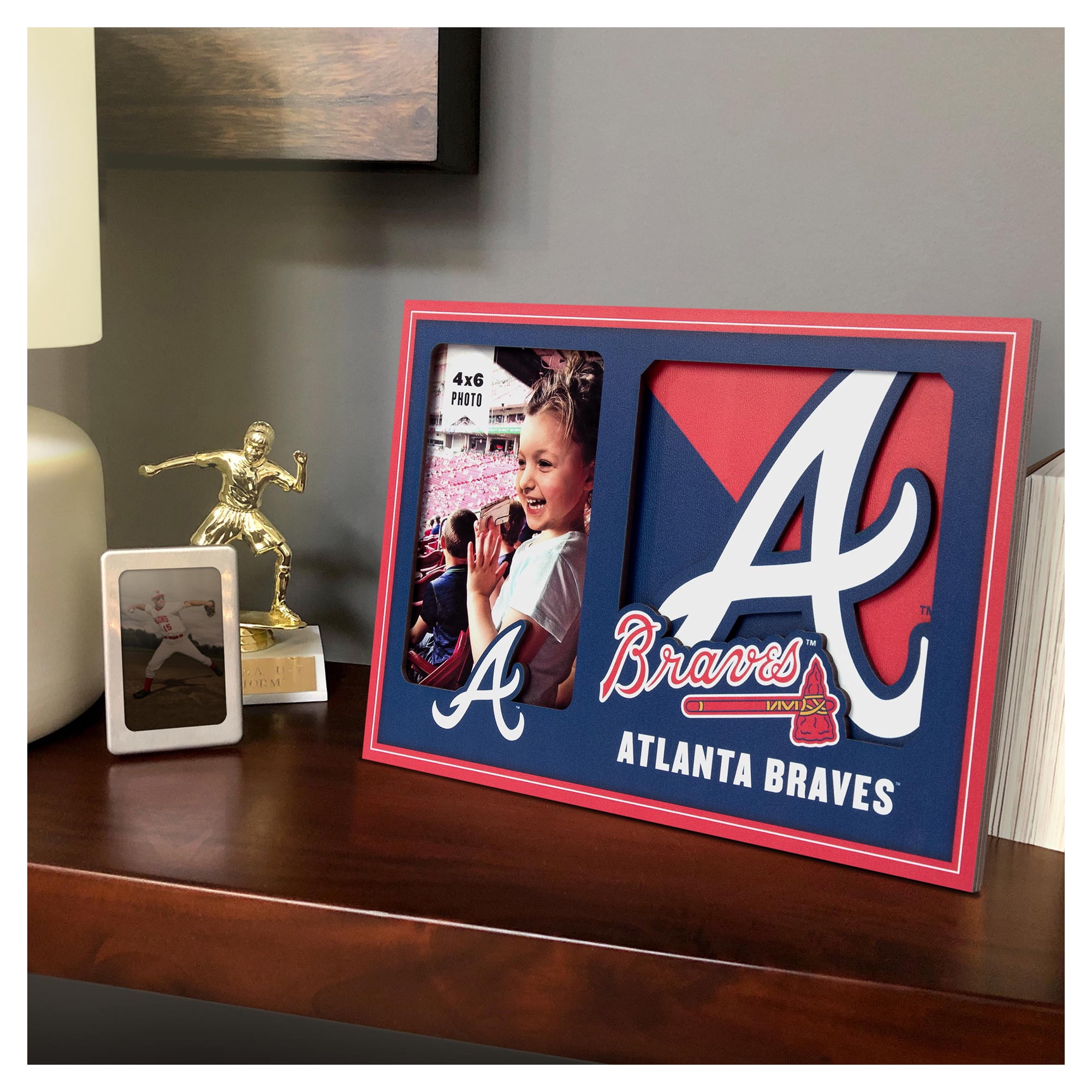 IDNA Atlanta Braves 3D Logo Series Picture Frame