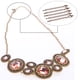 thumbnail image 3 of Minnieouse Cadena de eslabones de cola de con broche Fabricación de joyas de moda Hallazgos Pulseras Collar Cadenas de extensión Extensor Ropa, zapatos y accesorios Miscelánea Cobre Minnieouse AP016388-07, 3 of 6