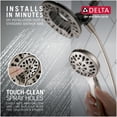 thumbnail image 6 of Delta 75491 Universal Showering Round 1.75 GPM Multi Function 2-In-1 In2ition Shower Head, 6 of 6