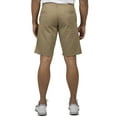 thumbnail image 2 of Vibes Men Twill Zipper Cargo Shorts 11" Inseam Khaki Male Size 34, 2 of 6
