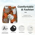 thumbnail image 6 of Picia Various Pumpkins pattern Mens Swim Trunks with Compression Liner Stretch Beach Shorts Quick Dry with Zipper Pockets No-Chafing Board Shorts-XX-Large, 6 of 9