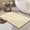 Beige, variant on Bath Mat 16"x24",Ultra Thin Bathroom Rug fit Under Door Light Grey