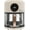 White, variant on Air Fryer, 3.8Qt 1200W Glass Air Fryer, 8-in-1 Smart Compact Airfryer with Digital Display, 360° Viewable, 176℉-392℉ Adjustable Temperature, 60 Min Timer, Glass Pot Dishwasher Safe, White
