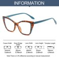 thumbnail image 3 of Anti-glare Square Glasses BLACK Black, 3 of 8