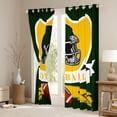 thumbnail image 3 of Erosebridal Green Bay Soccer City Curtains Pack of 2 (38x54), American Football Curtains for Living Room, Vintage Rugby 30%-50% Black Out Curtains, Bedroom Curtains Room Decorative, 3 of 6