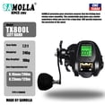 thumbnail image 2 of SAMOLLA Baitcasting Fishing Reel Electronic Big Led Screen High Speed 7.2:1 10kg Saltwater Waterproof Cast Drum Wheel Casting, 2 of 9