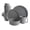 Gray, variant on Gibson Home Zuma 16 Piece Round Kitchen Dinnerware Set, Dishes, Plates, Bowls, Mugs, Service for 4, Matte Stoneware, Black