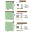 thumbnail image 3 of Sac de Rangement pour Couette Pied-de-Poule Vert Panier de Rangement pour Garde-Robe Emballage de Vêtements Portable, 3 of 7